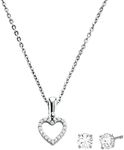 Michael Kors Fine Jewelry Hearts MKC1130AN040 Gift Set, One Size, Silver