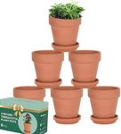 vensovo 4 Inch Terracotta Plant Pot