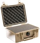 Pelican Products Inc #1150 Protector Case with Foam, Desert Tan