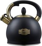 Tea Kettle -2.8 Quart Tea Kettles Stovetop Whistling Teapot Stainless Steel Tea Pots for Stove Top Whistle Tea Pot