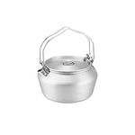 Fire-Maple Camping Kettle Camp Tea Coffee Pot | 1.2L Aluminum Outdoor Hiking Water Boiler | Portable Teapot Lightweight with Foldable Handle for Bushcraft