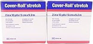 Cover-Roll Stretch - 2" x 10 yards | 5cm x 9.2m - Hypoallergenic (Pack of 2)