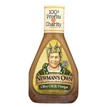 Newman's Own Olive Oil & Vinegar Salad Dressing, 16 OZ (Pack of 6)