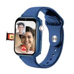 sekyo 'Magic Pro' 4G Kids Smart Watch | Live GPS Tracker, Video Call, Pedometer, Habit Coach, Route History, Family Group Chat, Safe Zone Alert, SOS, App Control | Kids SmartWatch for Boys/Girls -Blue