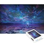 Ingooood Jigsaw Puzzles 1000 Pieces - Imagination Series Fantasy Romantic Star Sea- for Adult