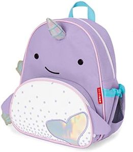 Skip Hop Toddler Backpack, 12" Narwhal School Bag, Multi, 0.4 Pounds