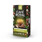 Café Royal Hazelnut Flavoured 100 Capsules for Nespresso Coffee Machine - 4/10 Intensity - UTZ-certified Aluminum Coffee Capsules