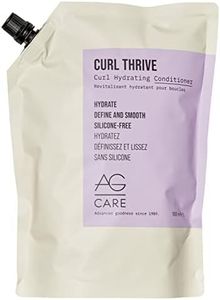 AG Care Curl Thrive Protein Conditioner for Curly Hair with Keratin Amino Acids - Ultra-Hydrating Moisture Conditioner for Defined, Healthy Curls, 33.8 Fl Oz (1 Liter Refill)