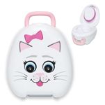 My Carry Potty - Cat Travel Potty, Award-Winning Portable Toddler Toilet Seat for Kids to Take Everywhere