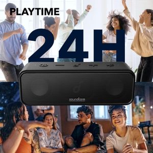 Soundcore 3 Bluetooth Speaker – Portable Wireless, 24H Playtime