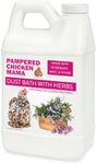 Pampered Chicken Mama Dust Bath with Organic Herbs & Essential Oils for Chickens, Quail, & Poultry 6 Pounds | Dust Bath for Chickens to Keep Feathers Clean & Healthy (10.5 Pound)