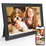 Immver 10.1-inch WiFi Digital Photo Frame Built in 32GB Memory, 128GB Memory Card Expansion Support, 1280x800 IPS Touch Screen, Auto Rotate, Share Photos Videos Instantly with the Frameo App