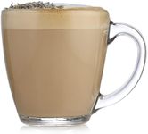 Libbey Tapered Glass Mugs, 15.5-Ounce, Set of 8