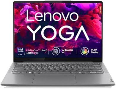 Lenovo Yoga Slim 7 Intel Core Ultra 5 125H 14"(35.5cm) WUXGA-OLED 400Nits Laptop (16GB RAM/512GB SSD/AI PC/2Wx4 Speakers/Windows 11/Office Home 2024/1Yr ADP Free/Grey/1.39Kg), 83CV0085IN