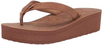 Roxy Women's Melina Platform Sandal, Brown, 9, Brown, 9