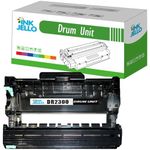 InkJello Drum Unit For Printer, Compatibile With Brother DCP-L2500D L2520DW L2540DN HL-L2300D L2340DW L2360DN L2365DW L2700DW MFC-L2720DW L2740DW DR2300 (Single-Pack)