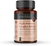 Pureclinica High Potency Ginkgo Biloba 30,000mg x 90 Tablets - 3 months supply - 5 times The strength of competitor products