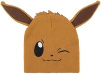 Pokémon Eevee Big Face Brown Cuffless Beanie