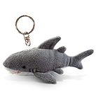 Puzzled Shark Plush Keychain Stuffe