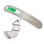 SHANJE Luggage Weight Scale for Suitcases 110 Lbs Travel Accessories High Precision Travel Digital Hanging Scales 50kg White