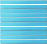 LLPT Dry Erase Magnetic Label Strips 10 Pack 1" x 12" Blank Reusable Writable Magnet Stickers for Organizing Labeling on Fridge Whiteboard Crafts and More Metallic Surfaces Blue(DMS11210BL)