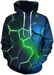 Men's Cool 3D Hoodys with Big Front