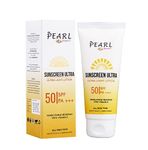 A. R. M pearlbeauty Sunscreen Ultra Light Lotion Water/Sweat Resistant With Vitamin E Spf 50 Broad Spectrum Pa +++ | For Women & Men All Skin Type 50 G