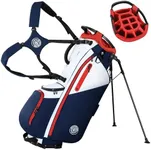 Golf Stand Bag 14 Way, Lightweight Golf Bags for Men Women with Stand, Padded Ergonomic Double Strap, Full Length Dividers, Multiple Pockets, Rain Hood