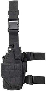 Gun Holster Tactical Drop Leg Thigh Holster Adjustable Holster for Pistols Black