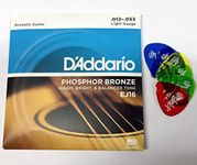 D'Addario Bundle EJ16 Acoustic Phos