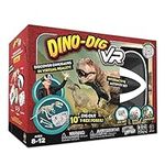 Abacus Brands STEAM Dino Dig VR - Virtual Reality Kids Science Kit, Book and Interactive STEAM Learning Activity Set