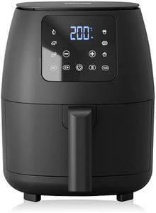 Tristar Mini Friteuse à air numérique - Sans huile - 6 programmes de cuisson - Revêtement antiadhésif - Thermostat réglable - 2L - 1500W - FR-9015, Noire