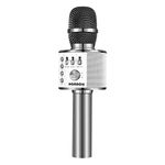 BONAOK Wireless Bluetooth Karaoke Microphone,3-in-1 Portable Handheld karaoke Mic Speaker Machine Home Party Birthday Graduation Gift for iPhone/Android/iPad/Sony/PC/All Smartphone(Q37 Space Gray)