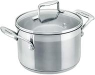 Scanpan Impact Dutch Oven, 18 cm/2.5 Litre, Silver