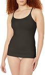 Maidenform Women's Fat Free Dressing Camisole Shapewear Top, Black, Large