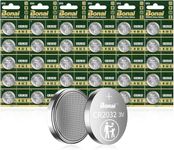 BONAI CR2032 3V Lithium Battery 30-Pack (6-Card Separated), Long-Lasting Coin Cell for Car Key Fob, Scale, Remote, DL2032 ECR2032, 10-Year Leak-Free Design