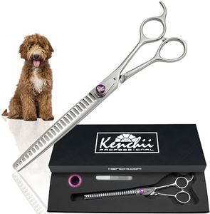Kenchii Scorpion Dog Grooming Scissors, 24 Tooth Blending Shears, Dog Scissors for Grooming, Professional Pet Grooming Scissors, Heavy Duty, Durable and Sharp