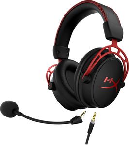 HyperX Cloud Alpha Gaming Headset – Red Stereo Over-Ear