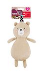 Rosewood Pippa Party Bear, Plush Interactive Dog Toy - Beige