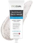 Glycolic Face Wash with Vitamin C by Procoal – Purifies, Cleanses and Resurfaces Complexion, Cruelty-Free, Made in UK