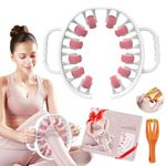 Cellulite Machine-Birthday Gifts for Women Leg Muscle Massage Roller - Deep Tissue Massager with 12 Wheels - Trigger Point Tool to Relieve Arm, Calf, Thigh or Hand Soreness