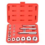 Prokomon 17 Pcs Bearing Race and Seal Bush Driver Set ââ‚¬â€œ Master/Universal Kit for Automotive Wheel Bearings