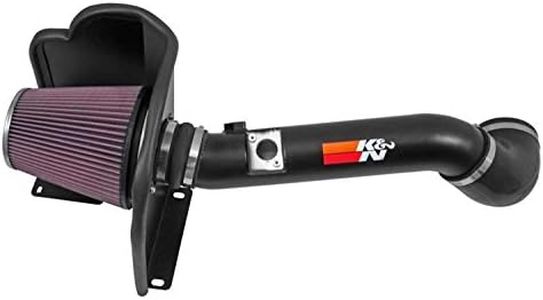 K&N Performance Cold Air Intake Kit 77-3086KTK with Lifetime Filter for GMC Sierra, Chevrolet Silverado 6.0L V8