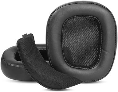 G935 - Cuscinetti di ricambio compatibili con Logitech G935 G635 G933 G633 G633 cuffie wireless in schiuma (pelle poliuretanica+fascia)