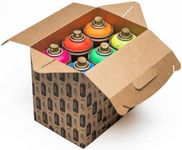Montana Gold - Fluorescent Colours Box Set (6) Spray Paint Bundle - 6 x 400ml Cans
