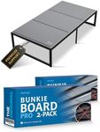 Meliusly Premium 10mm Bunkie Board Twin XL 2-Pack (38x79'') Patent Pending Low Profile Bed Board Design - Breathable, Noise Minimizing, Moisture Resistant Bunkieboards, Low Profile Bed Support