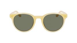 DRAGON Koby Sunglasses, Shiny Cream with Lumalens G15 Green Lens, One Size