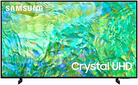 SAMSUNG 65-Inch Class Crystal UHD 4K CU8000 Series PurColor,Object Tracking Sound Lite,Q-Symphony,Motion Xcelerator,Ultra Slim,Solar Remote,Smart TV with Alexa Built-in (UN65CU8000,2023 Model),Black