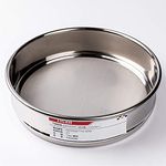 Adamas-Beta φ20×4.5cm 1800 Mesh 304 Stainless Lab Sieves Economy Test Sieve 304 Stainless Steel Wire Cloth（0.01mm）