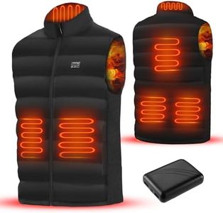 Heated Vest for Men and Women with Rechargeable Battery Pack Lightweight Heated Jacket Electric Warm Heating Vest